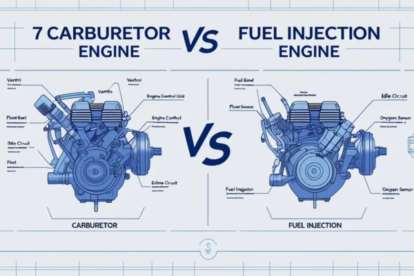 7 Perbedaan Motor Karburator dan Injeksi